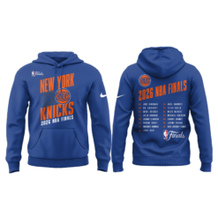 Alternative view of New York Knicks Outerstuff Youth 2026 NBA Finals Roster Limited Edition Hoodie| Cap | Joggers