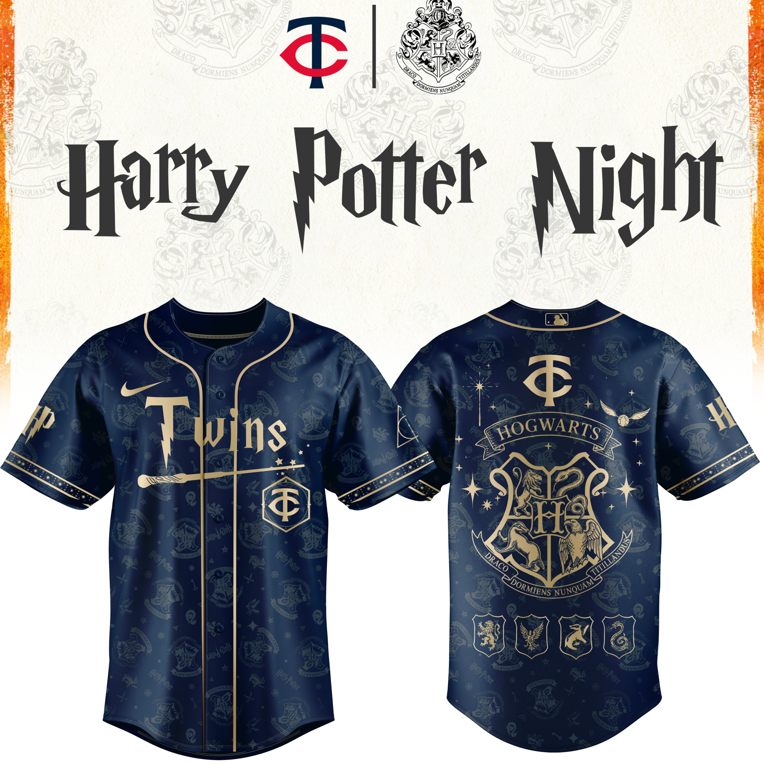 Minnesota Twins Harry Potter Limited Edition Jersey v2
