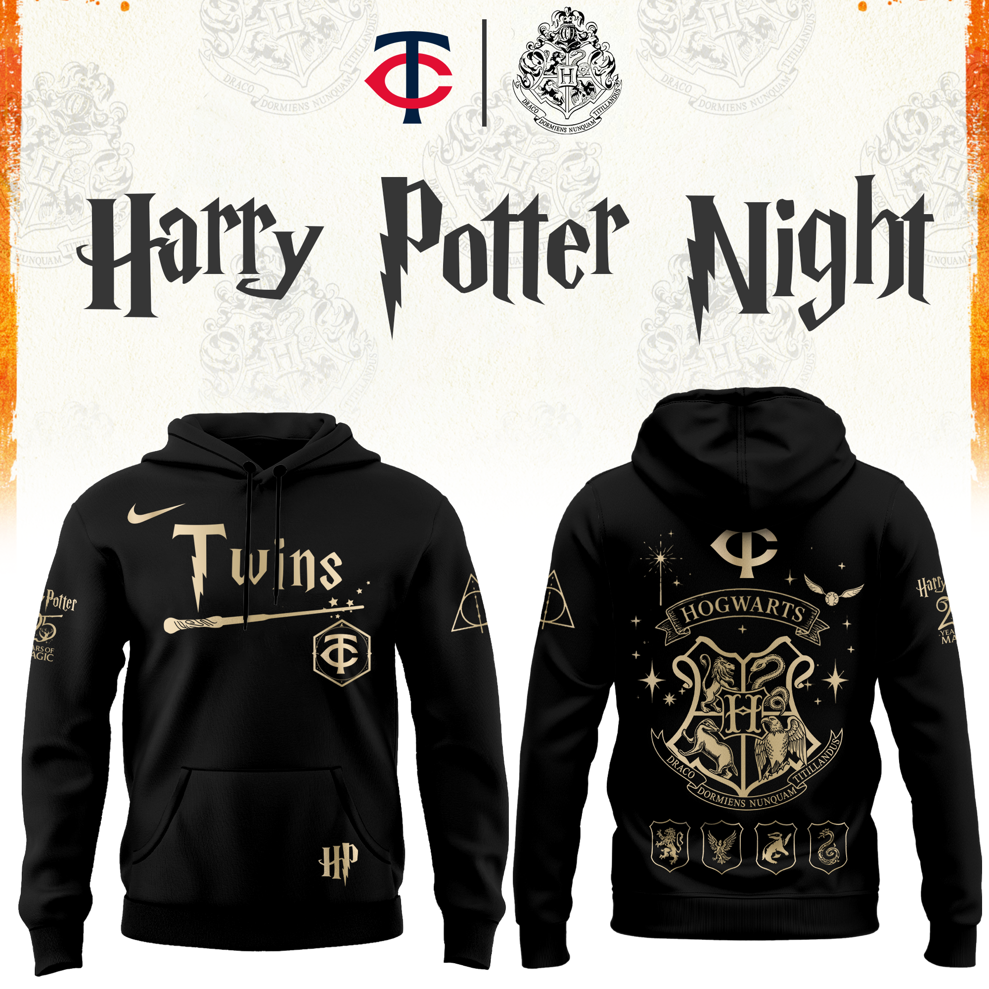 Minnesota Twins Baseball Harry Potter Limited Edition Hoodie