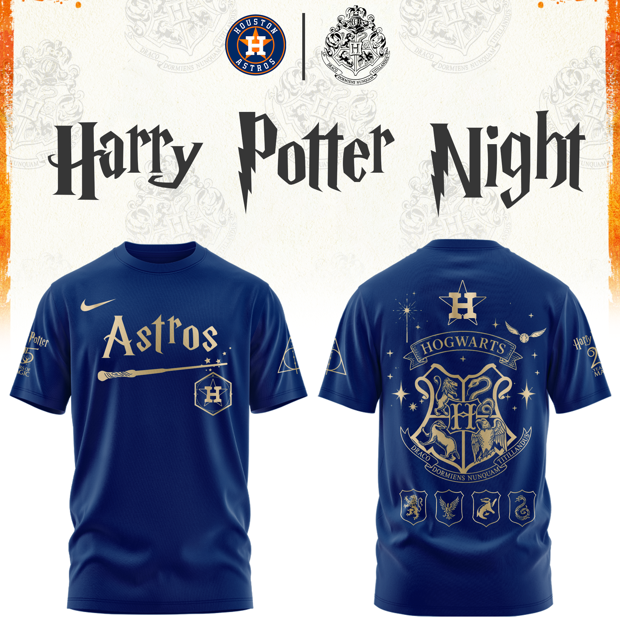 Houston Astros Harry Potter Limited Edition Tshirt v2