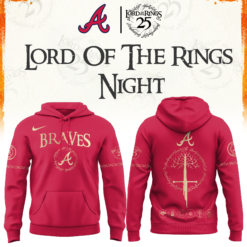 Atlanta Braves The Lord of The Rings Limited Edition Hoodie| Cap | Jogger V2