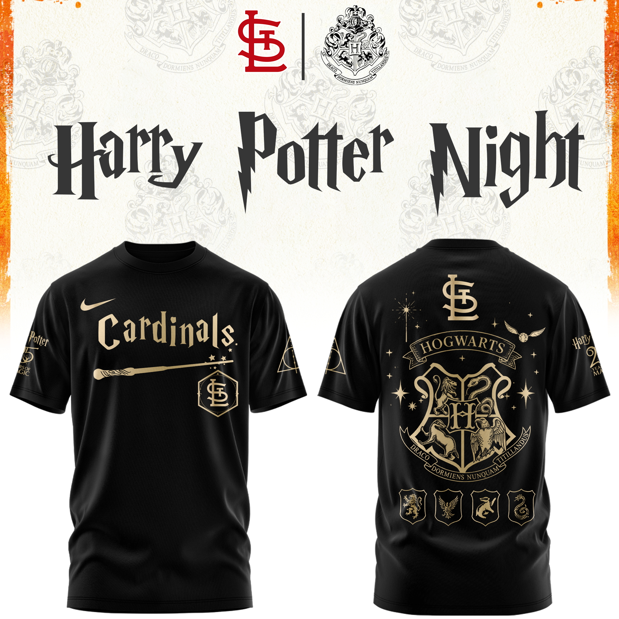 St. Louis Baseball Harry Potter Limited Edition Tshirt