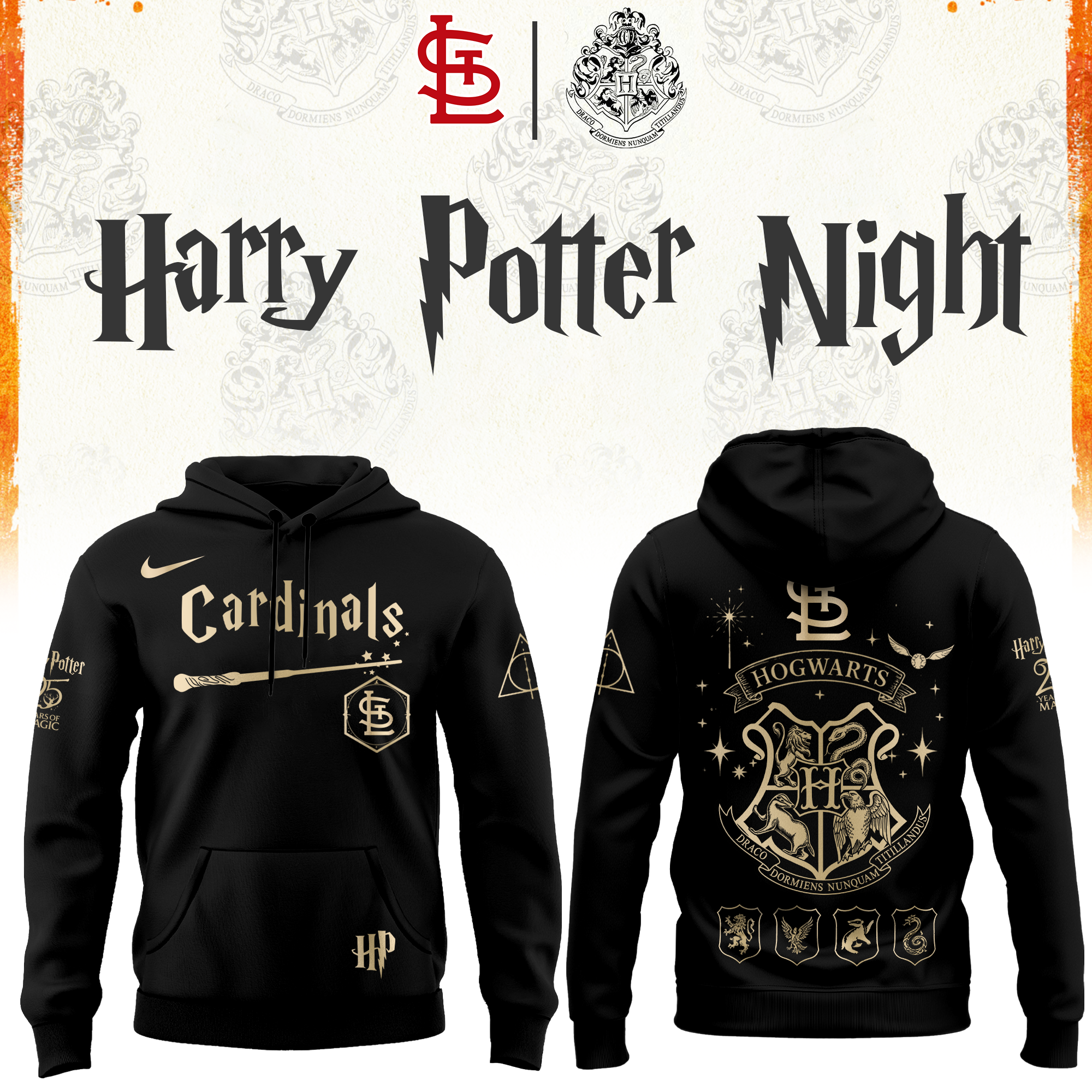 St. Louis Baseball Harry Potter Limited Edition Hoodie