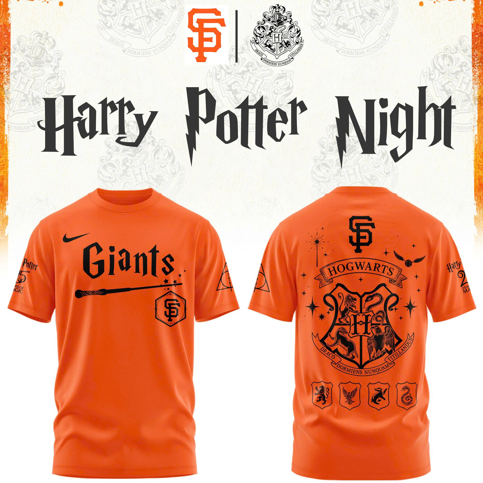 San Francisco Giants Harry Potter Limited Edition Tshirt v2