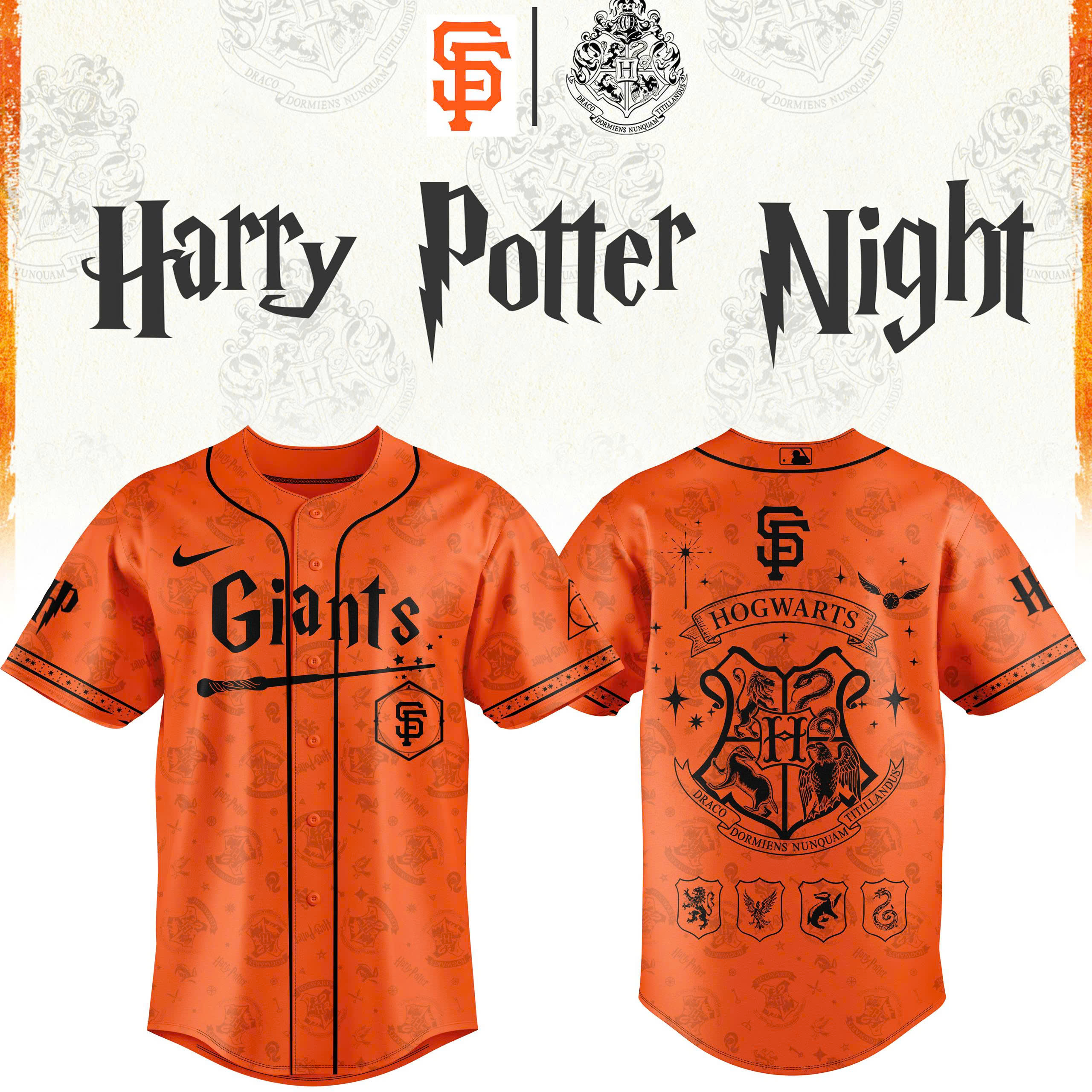 San Francisco Giants Harry Potter Limited Edition Jersey v2