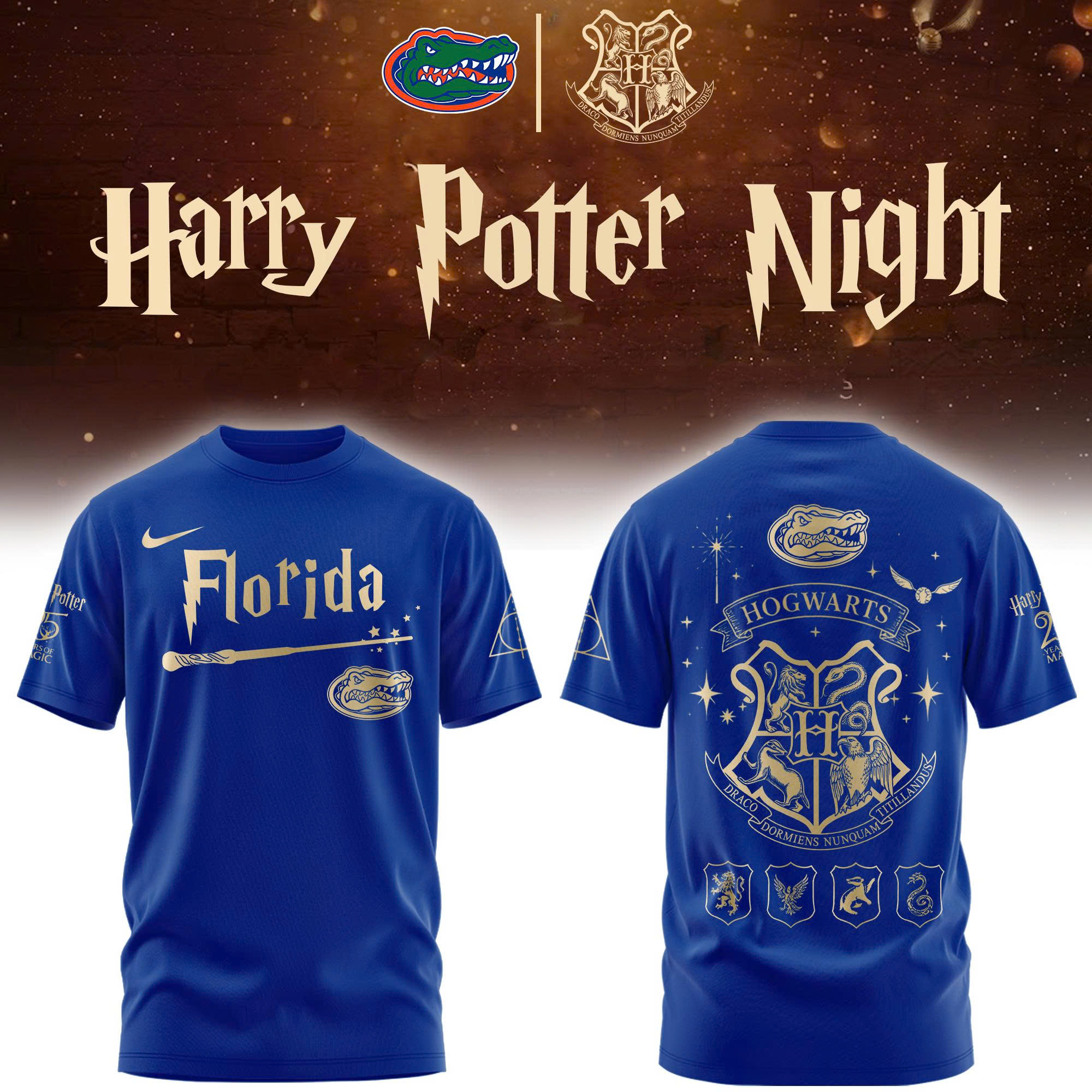 Florida Gators x Harry Potter 2026 Limited Edition Tshirt v2