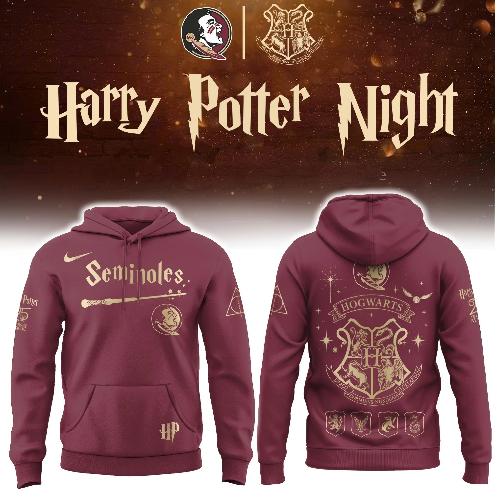 Florida State Seminoles x Harry Potter 2026 Limited Edition Hoodie v2