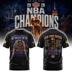 New York Basketball NBA Rings Champions Tshirt v2 D11