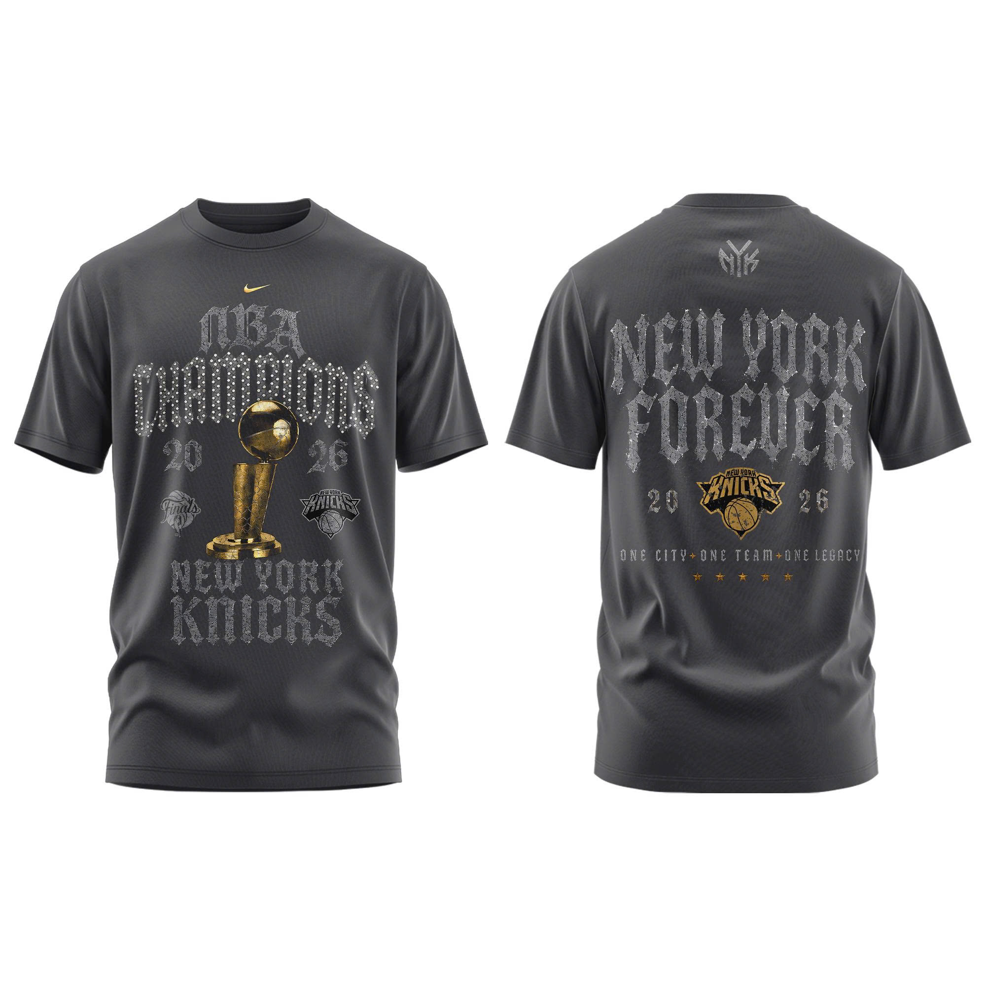 New York Basketball NBA Champions Locker Room Premium Tshirt Combo - Image 2