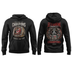 Alternative view of Carolina Hurricanes 2026 Stanley Cup Rings Champions Limited Edition Hoodie