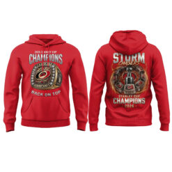 Alternative view of Carolina Hurricanes 2026 Stanley Cup Rings Champions Limited Edition Hoodie