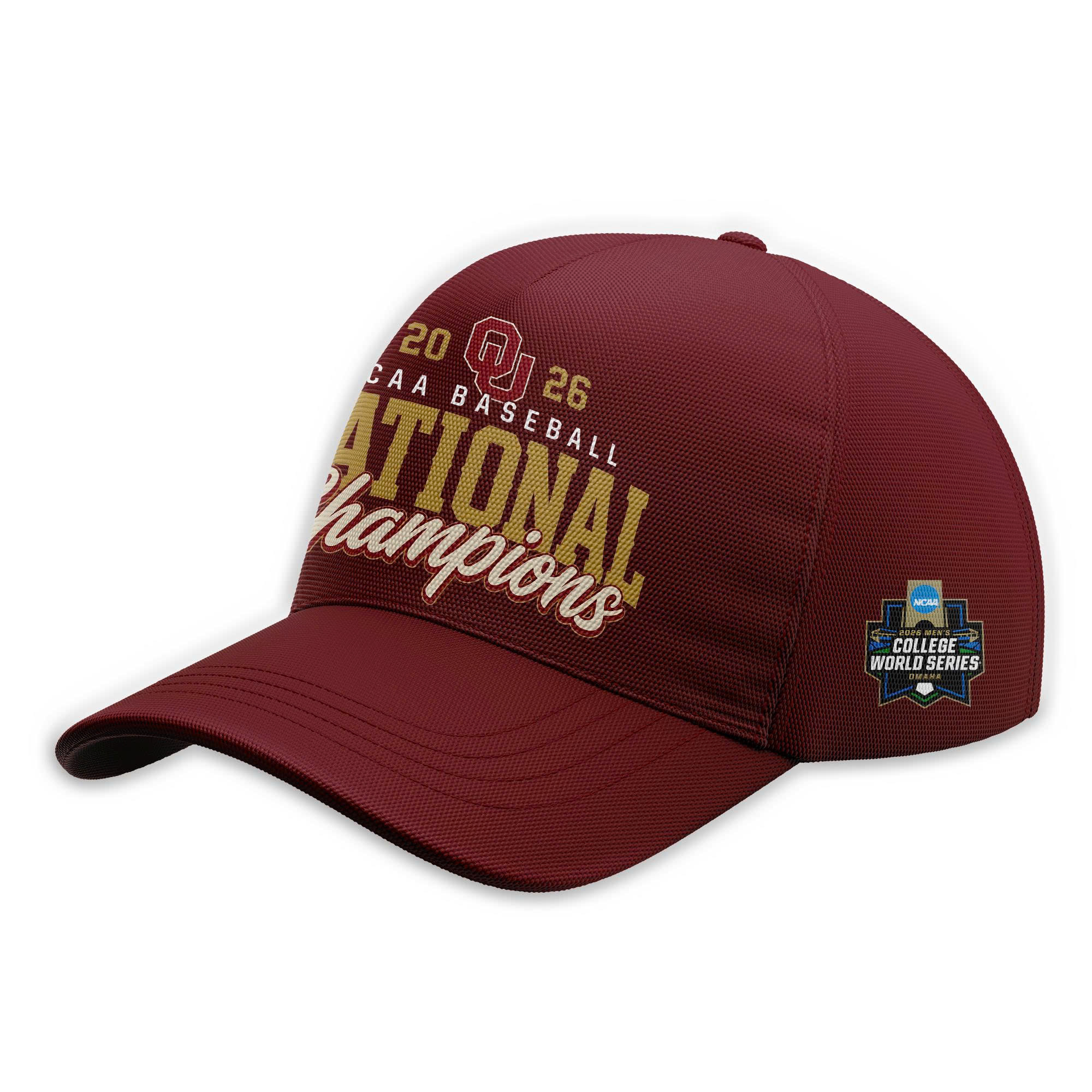 Oklahoma NCAA Basbeball Champions ’26 Limited Edition Red Hoodie v2 - Image 3