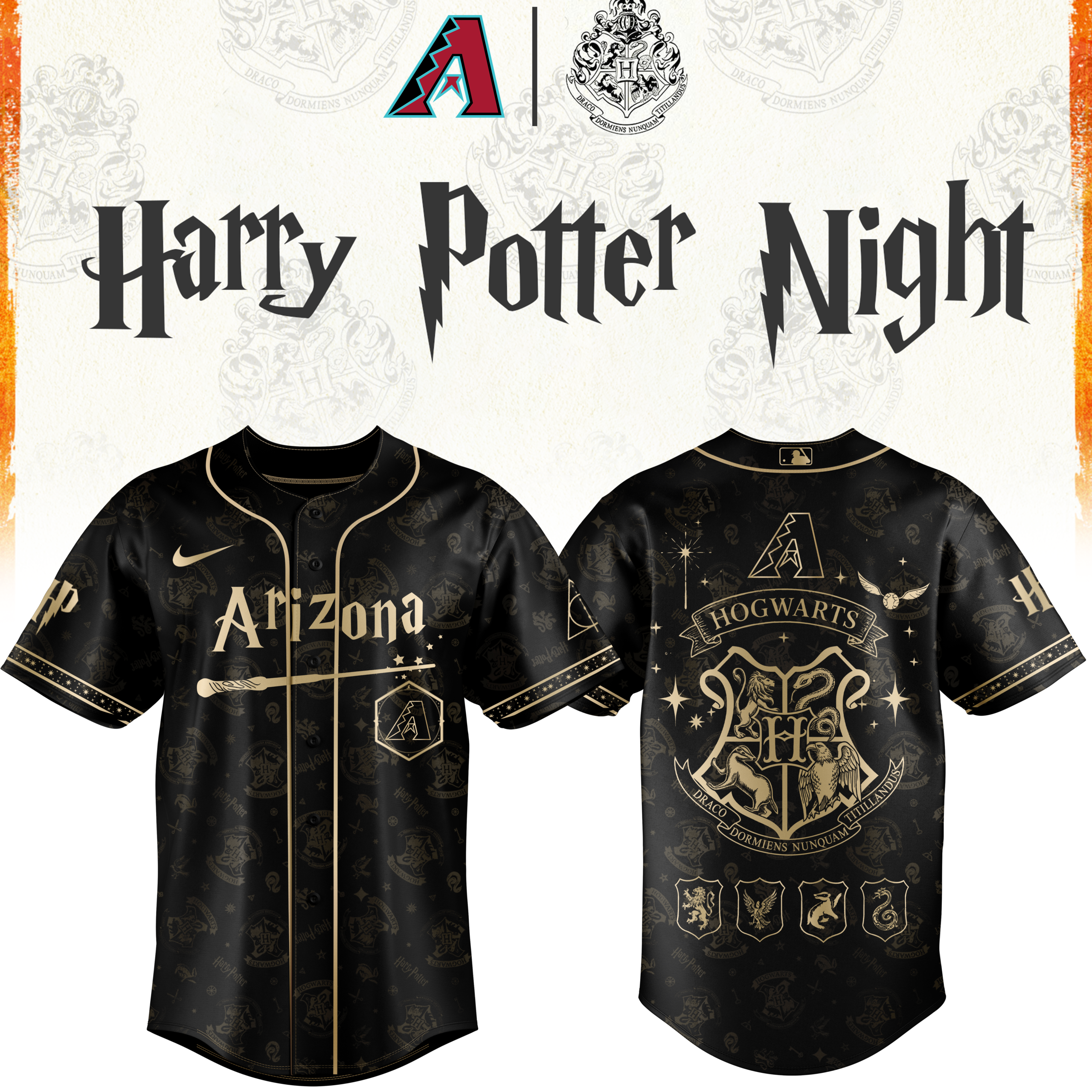 Arizona Diamondbacks Baseball Harry Potter Limited Edition Jersey