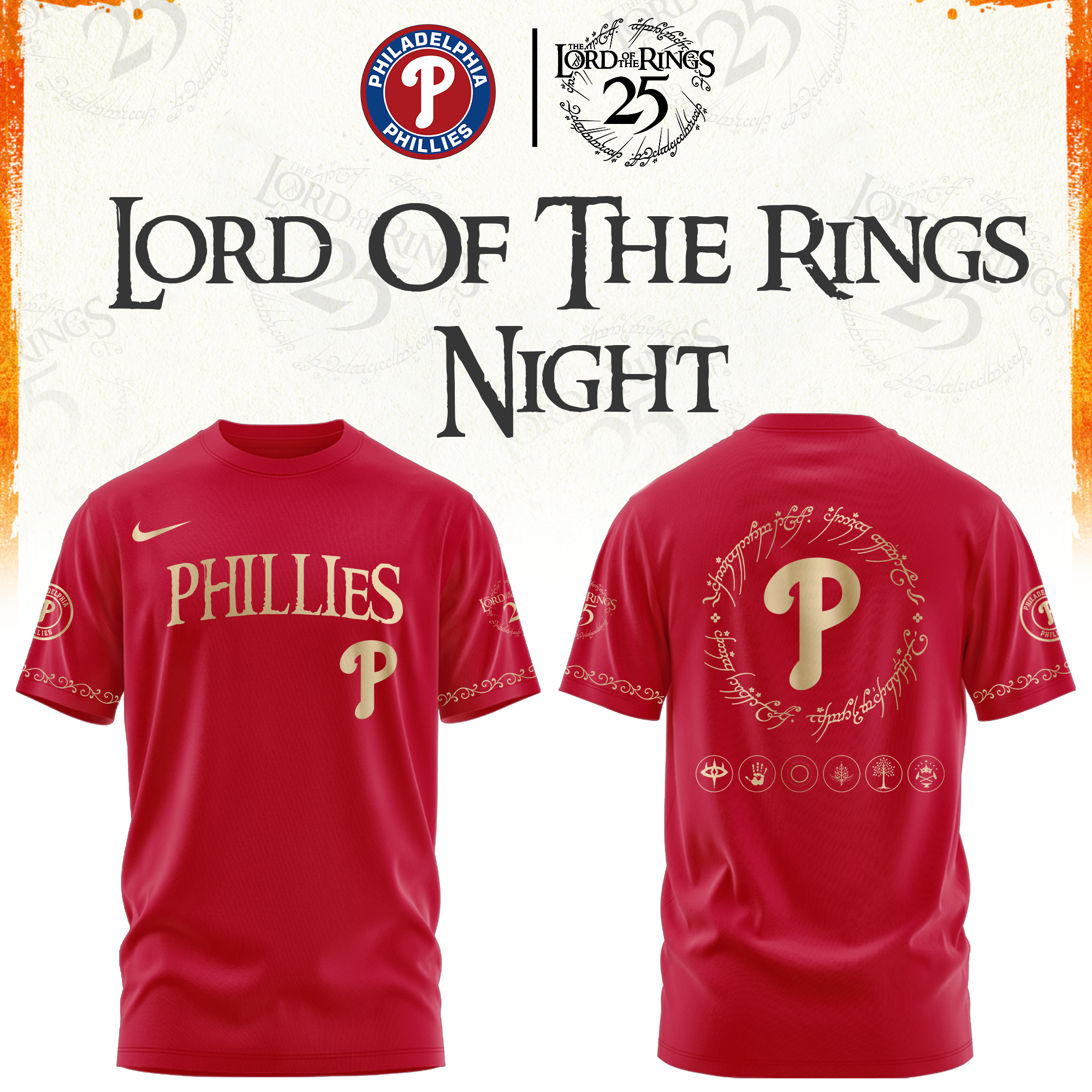 Philadelphia Phillies The Lord of The Rings Limited Edition Tshirt | Cap | Jogger