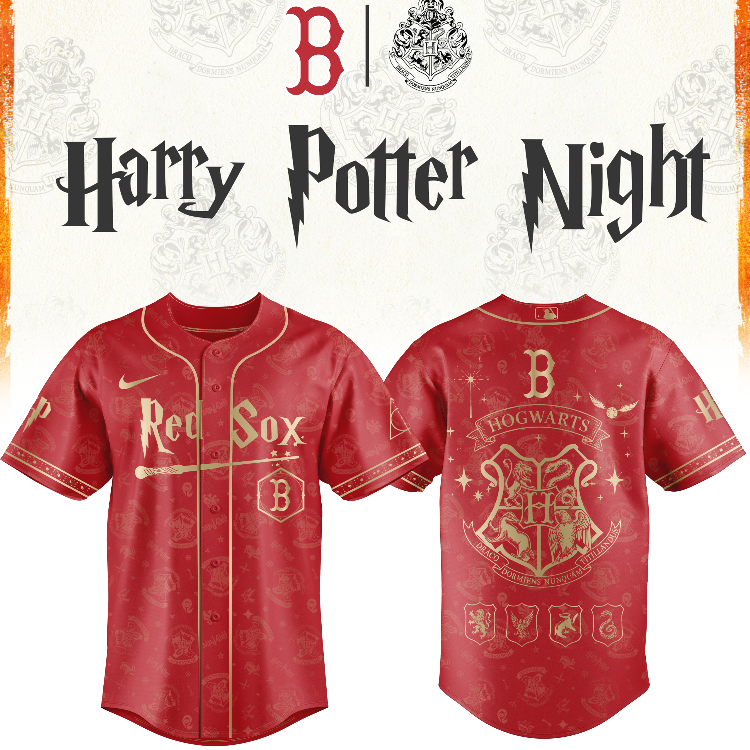 Boston Red Sox Harry Potter Limited Edition Jersey v2