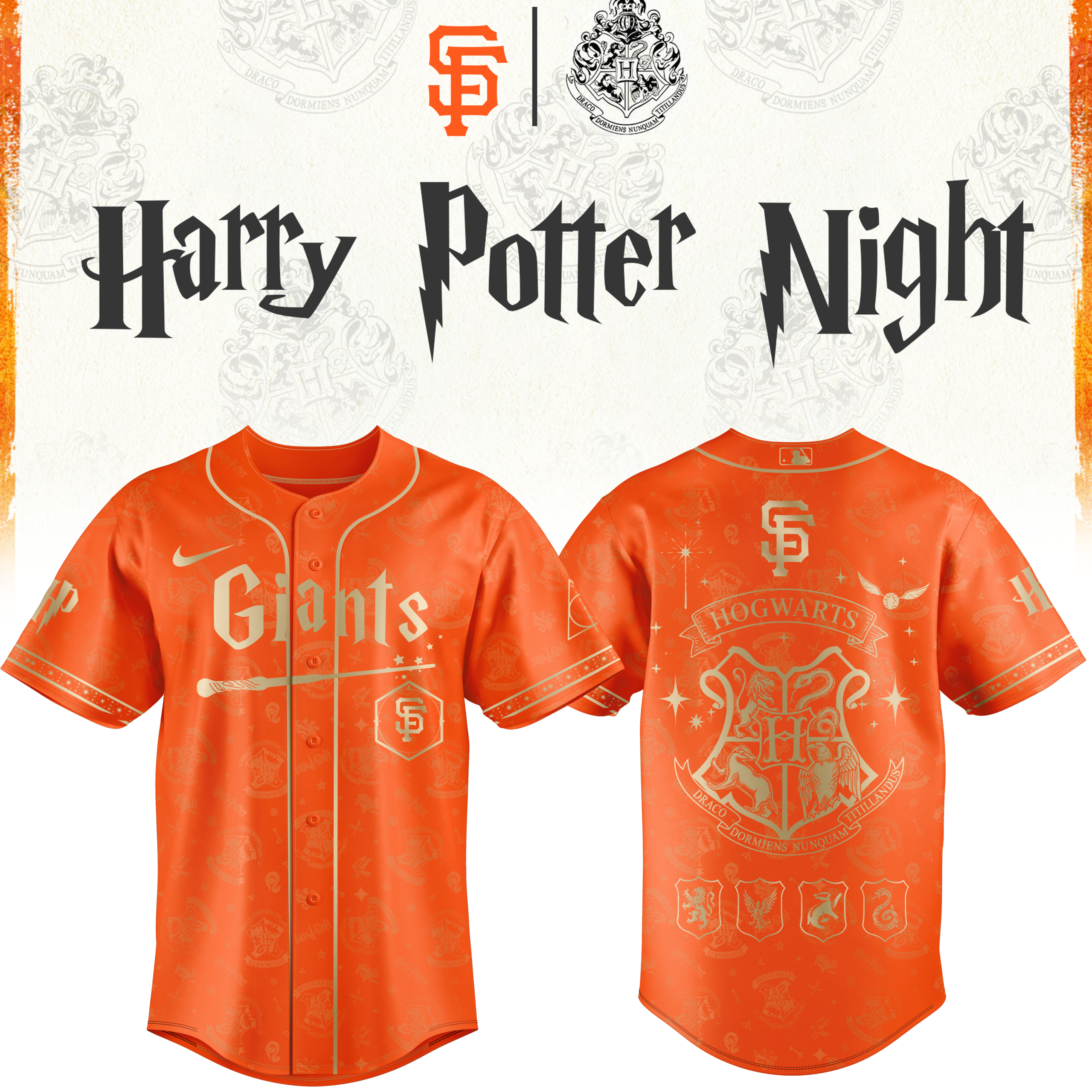 San Francisco Giants Harry Potter Limited Edition Jersey v3