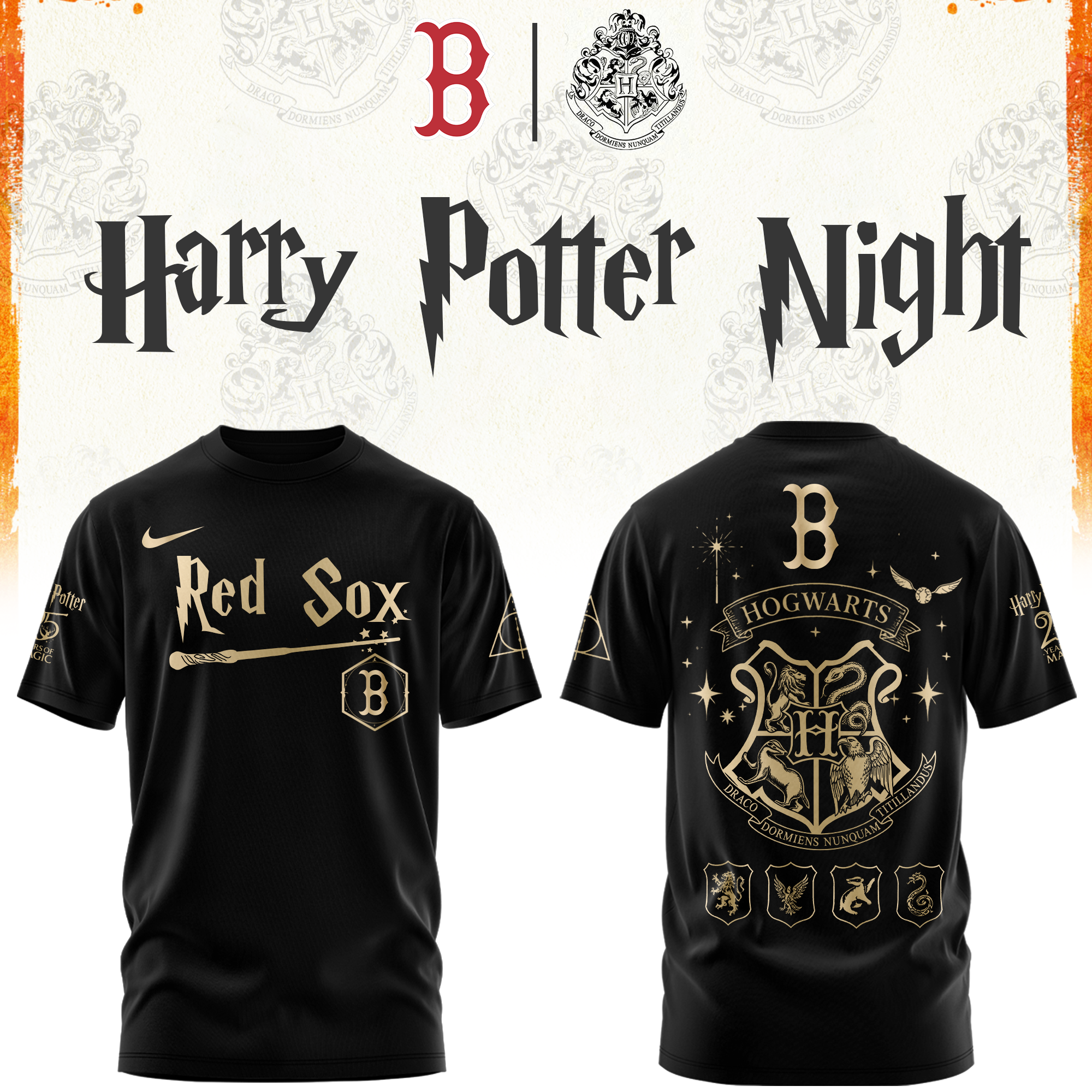 Boston Red Sox Harry Potter Limited Edition Tshirt