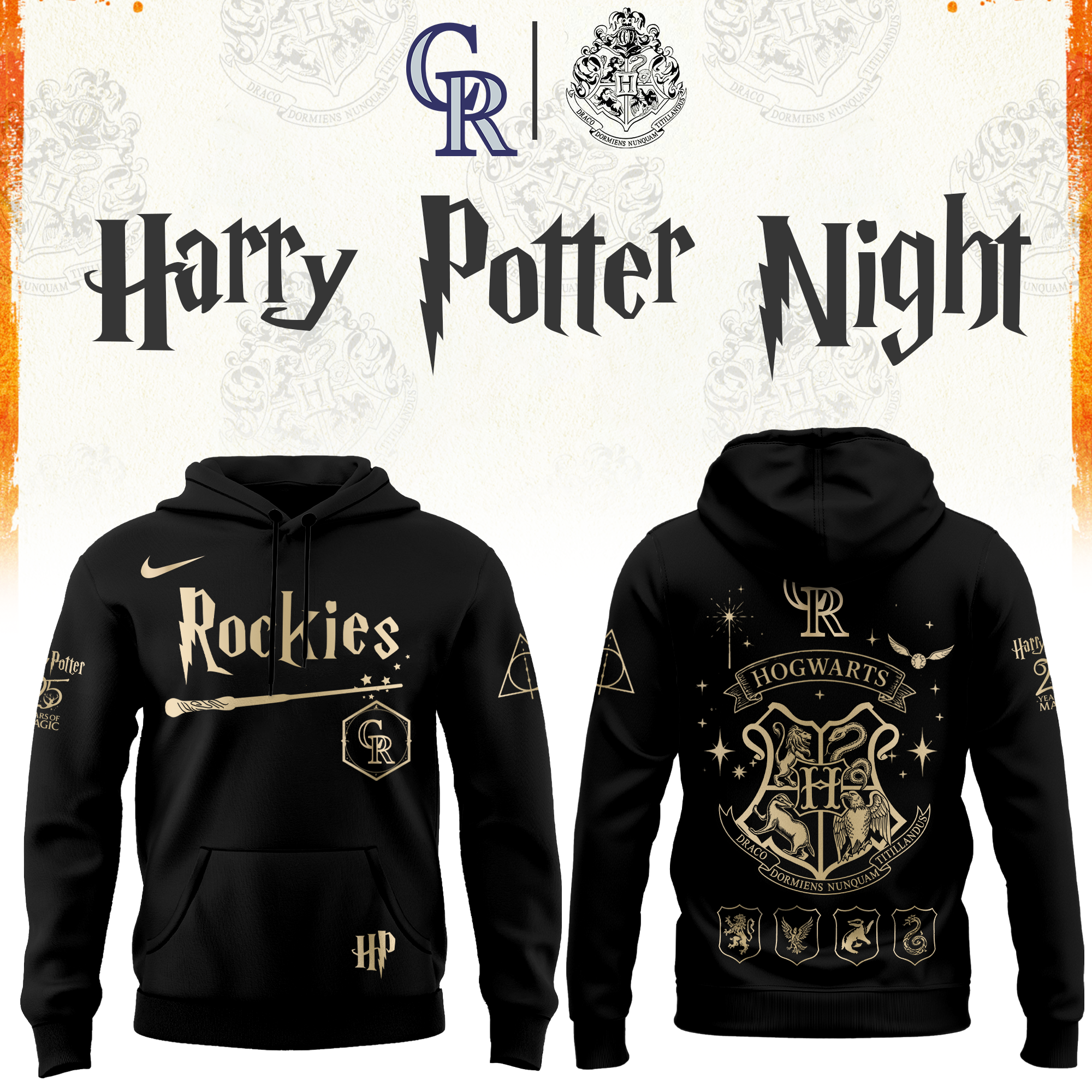 Colorado Rockies Harry Potter Limited Edition Hoodie