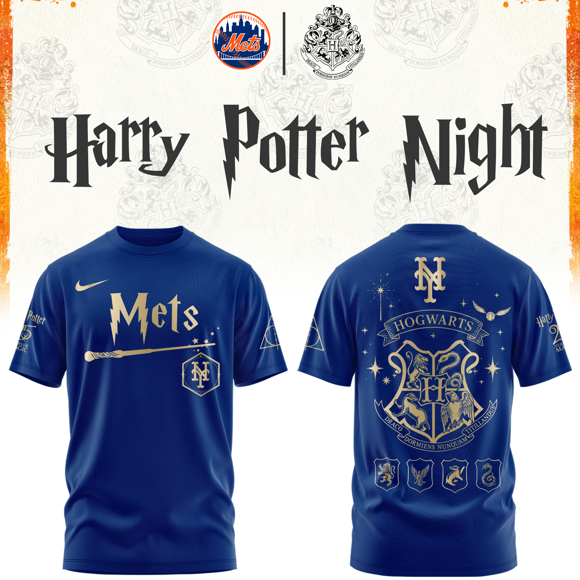 New York Mets Harry Potter Limited Edition Tshirt v2