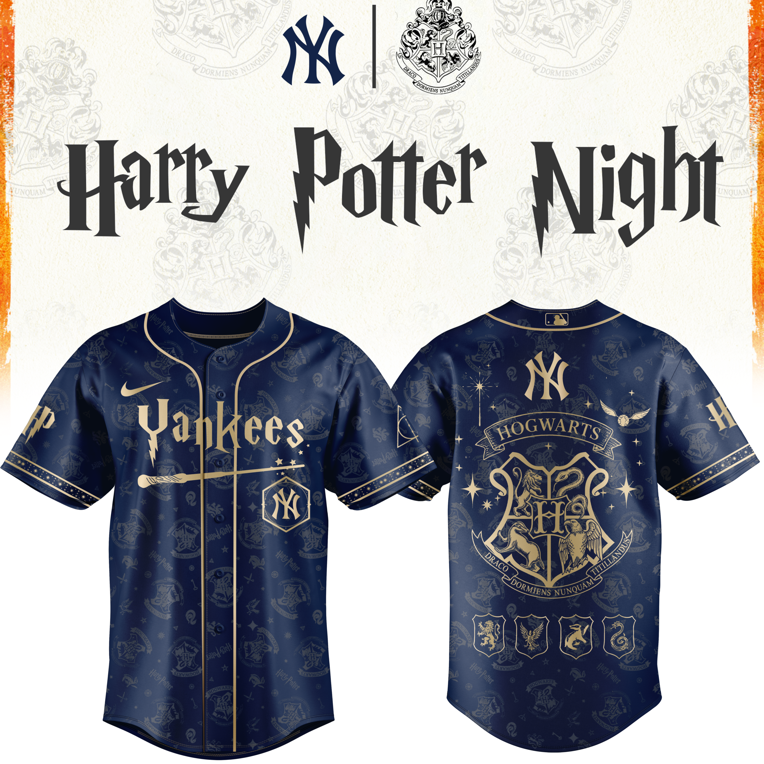 New York Yankees Harry Potter Limited Edition Jersey v2