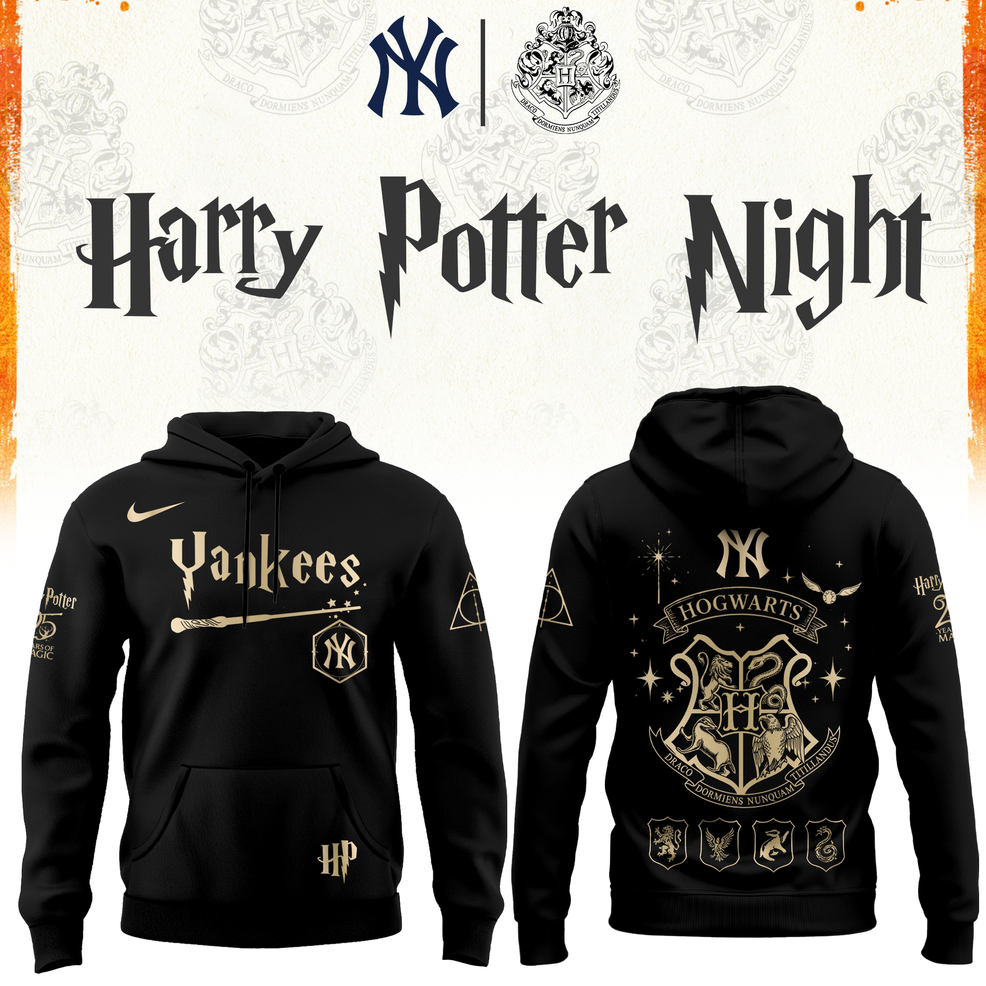 New York Yankees Harry Potter Limited Edition Hoodie