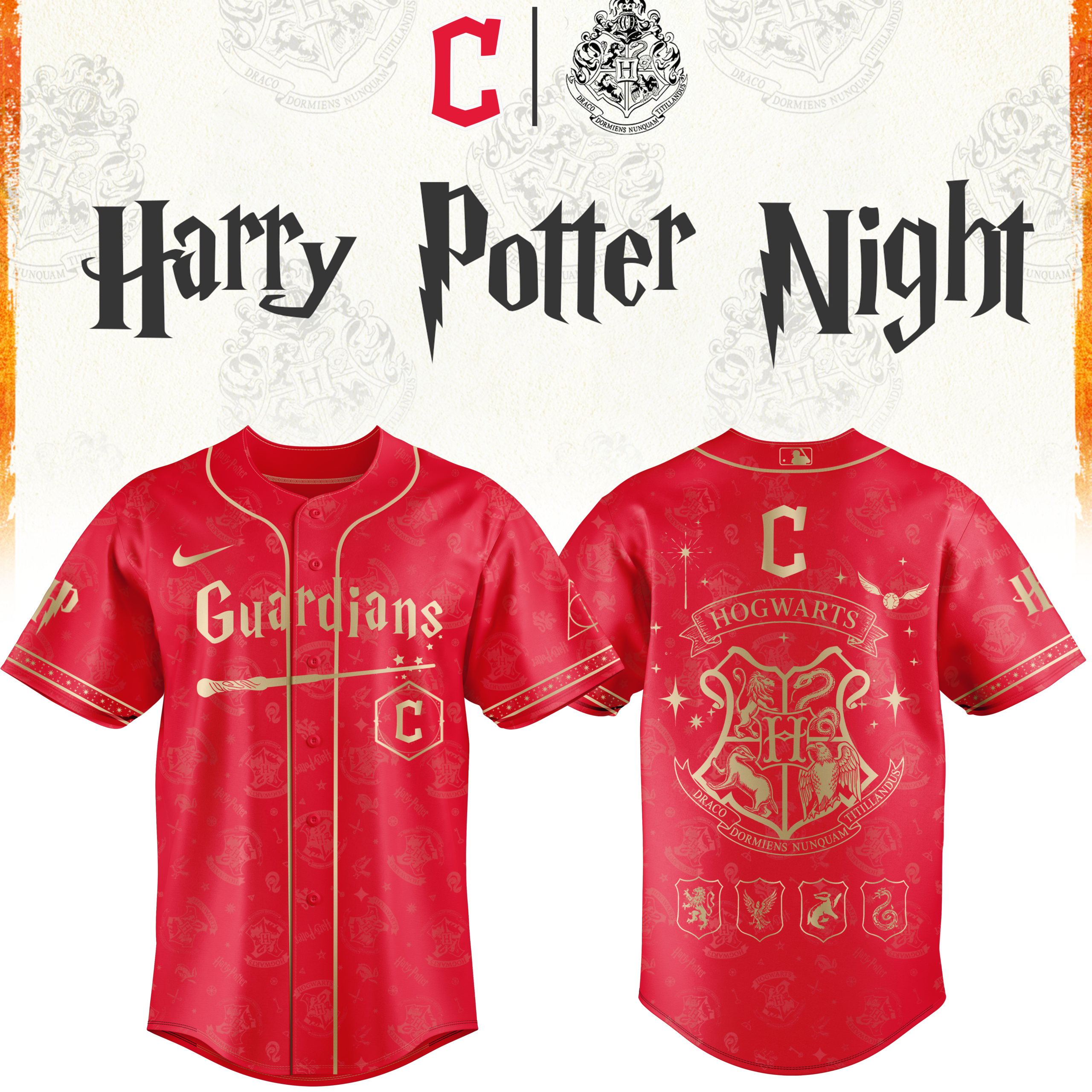Cleveland Guardians Harry Potter Limited Edition Jersey v2