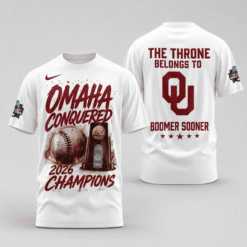Oklahoma Sooners Baseball 2026 National Champions Exclusive T-shirt | V3