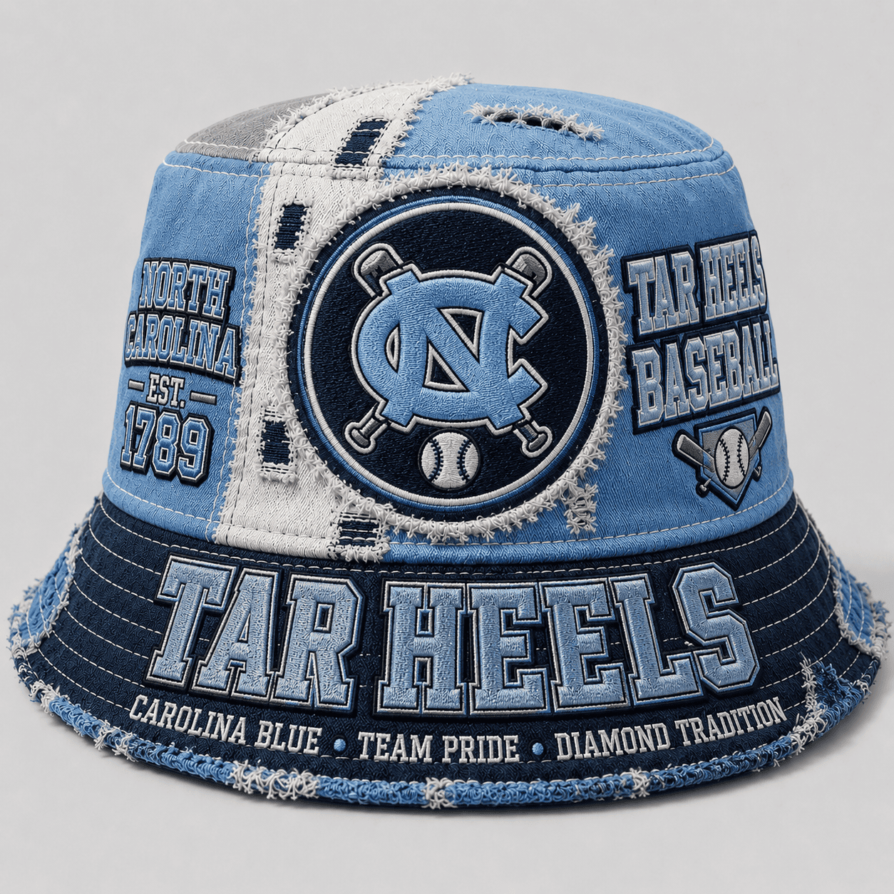 North Carolina Tar Heels Baseball Exclusive Bucket Hat