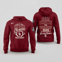 Oklahoma Sooners Baseball 2026 National Champions Exclusive Hoodie | V3