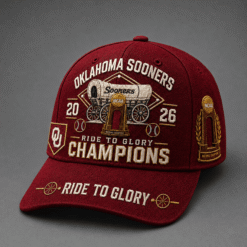 Oklahoma Sooners Baseball 2026 National Champions Exclusive Baseball Cap | V2