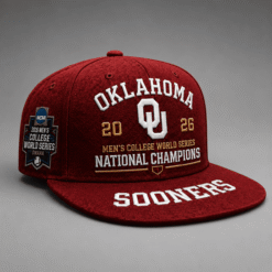 Oklahoma Sooners Baseball 2026 National Champions Exclusive Baseball Snapback Cap | V1
