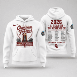 Oklahoma Sooners Baseball 2026 National Champions Exclusive Hoodie | V5