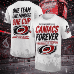 Alternative view of Carolina Hurricanes 2026 Stanley Cup Storm Warning Champions | T-shirt