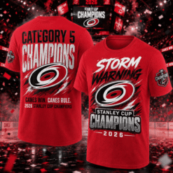 Carolina Hurricanes 2026 Stanley Cup Caniacs Forever | T-shirt