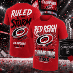 Carolina Hurricanes 2026 Stanley Cup Raise The Cup | T-shirt