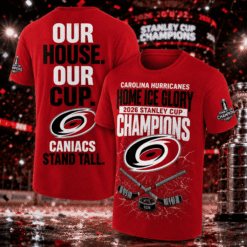 Carolina Hurricanes 2026 Stanley Cup Red Reign Champions | T-shirt