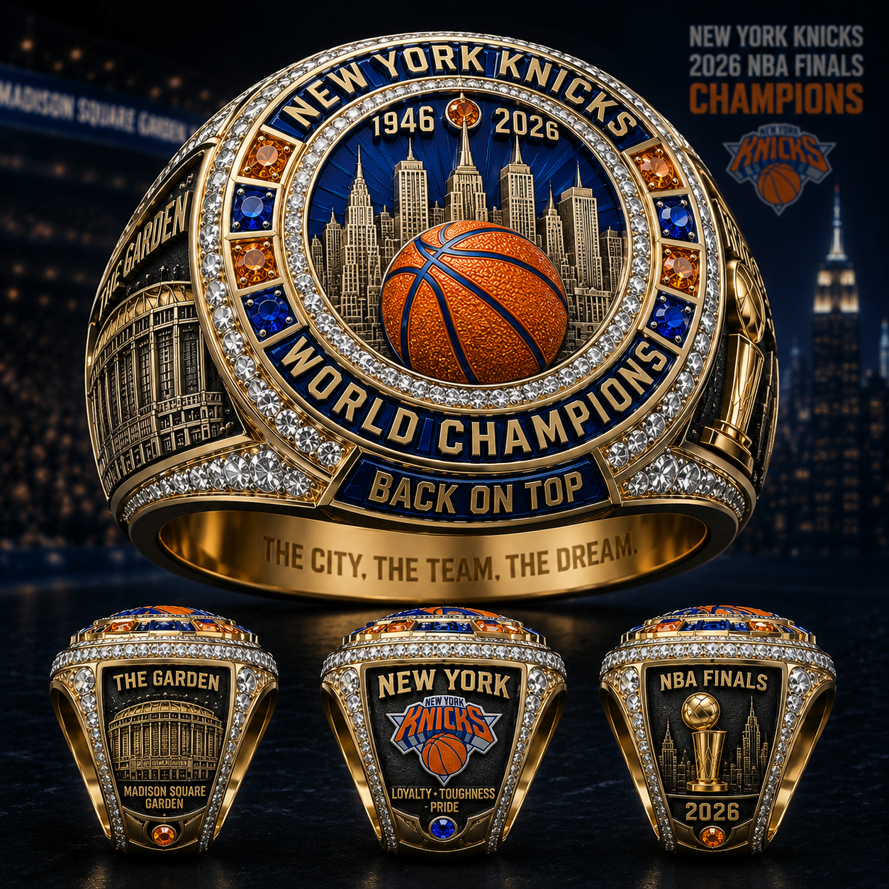 New York Knicks 2026 Championship Legacy | Collector Ring A