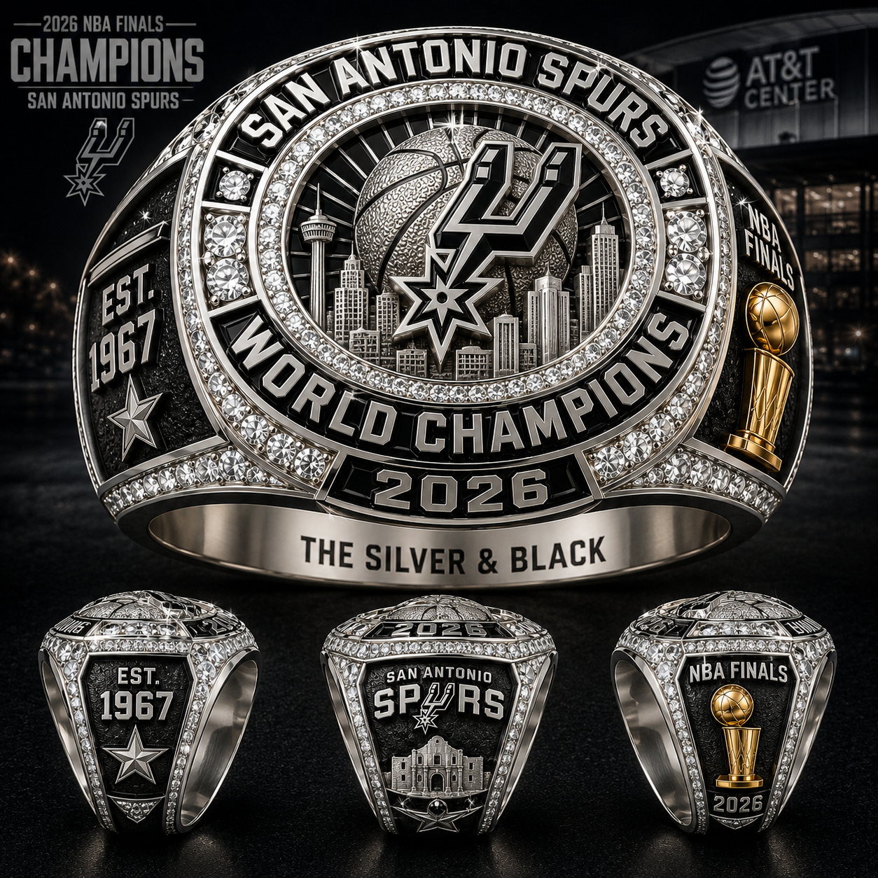 San Antonio Spurs 2026 Championship Legacy | Collector Ring