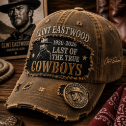 Clint Eastwood Last True Cowboy | Premium Vintage Cap