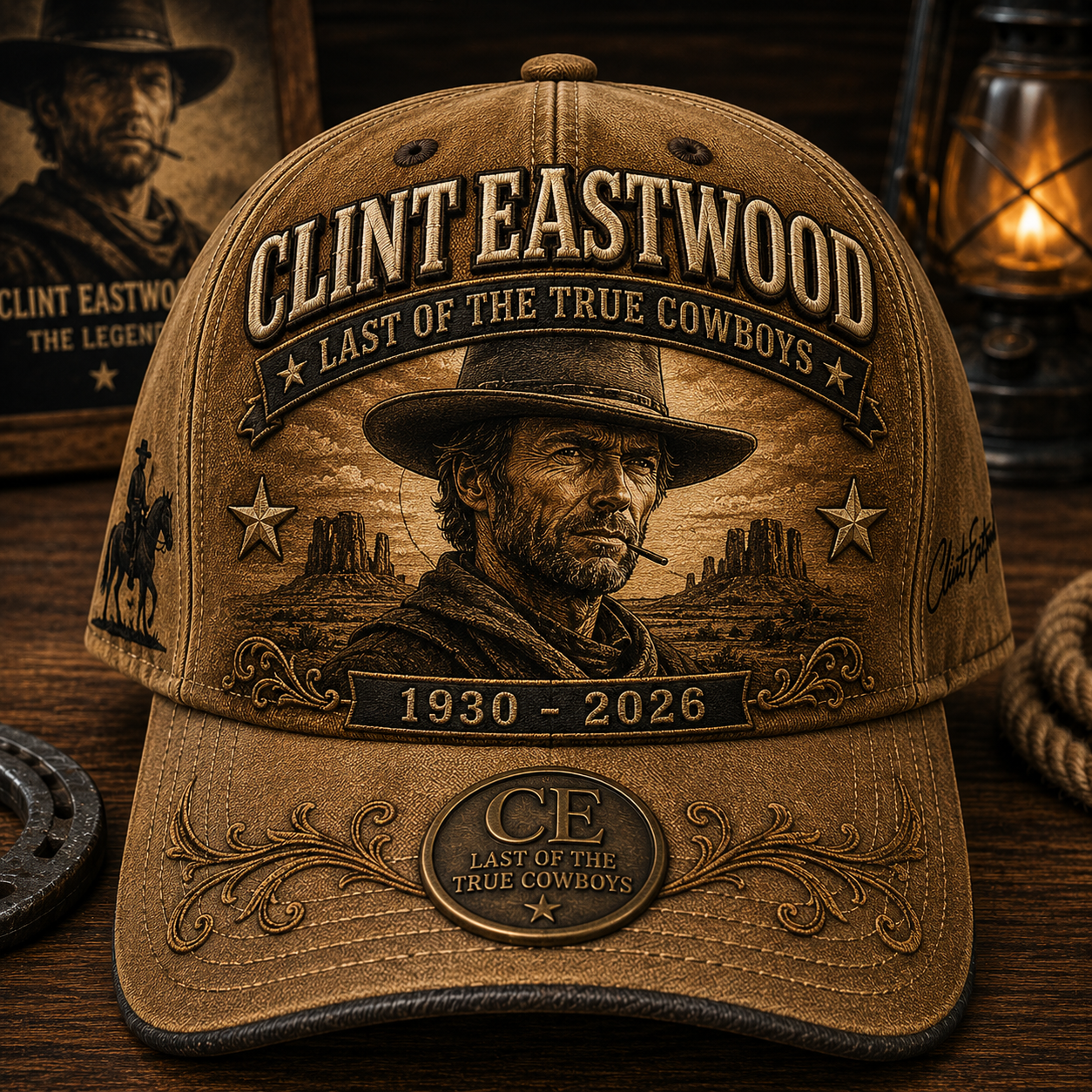 Clint Eastwood Last of the True Cowboys | Premium Collector Cap