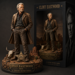 The Last Cowboy Clint Eastwood Last Of The True Cowboys | Collector Figurine