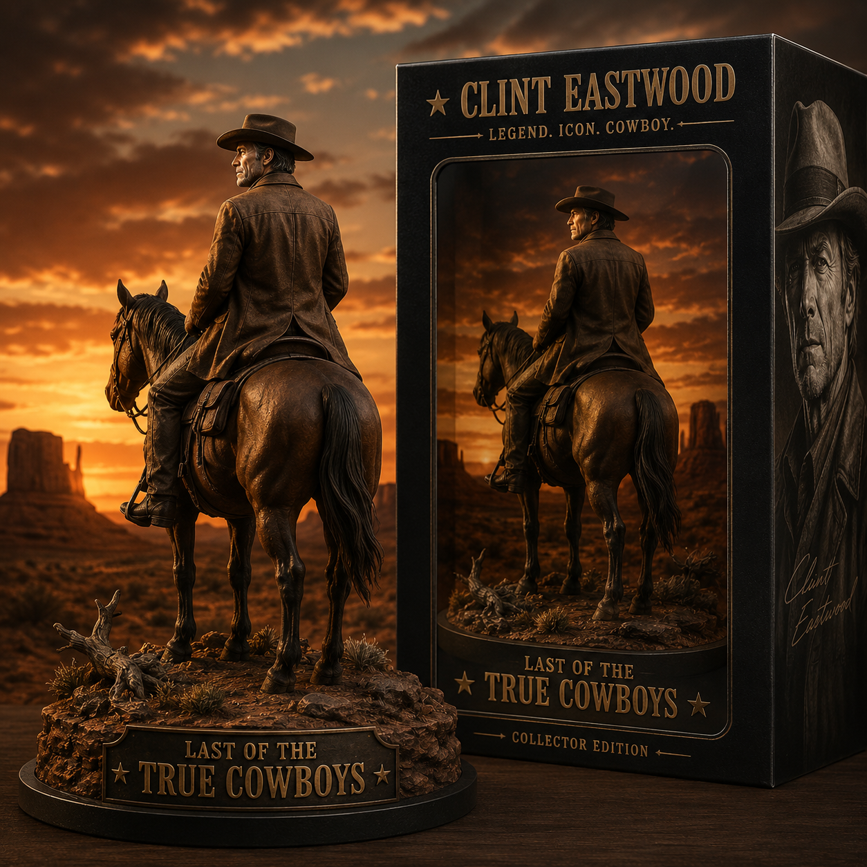 Man With No Name Clint Eastwood The Man With No Name | Premium Collector Figurine