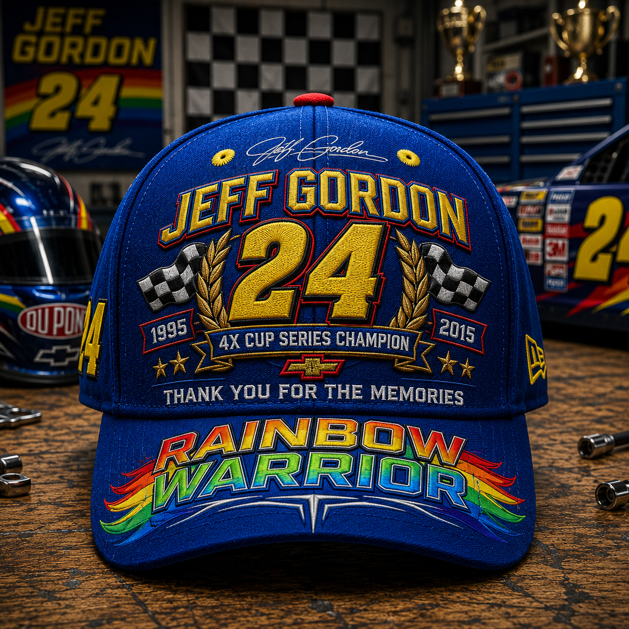 Jeff Gordon Rainbow Warrior Legacy Cap