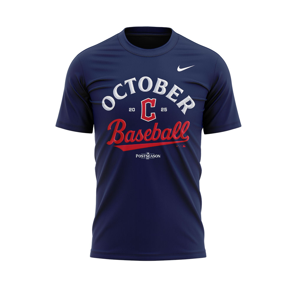 Cleveland Guardians 2025 MLB Postseason Locker Room Combo Shirt | Jogger | Cap V2 - Image 2