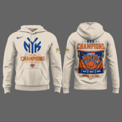 Alternative view of .New York Knicks 2026 NBA Finals Champions Limited Edition Hoodie v2