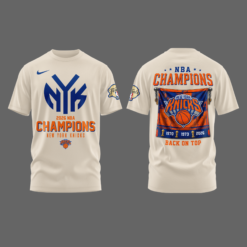 Alternative view of .New York Knicks 2026 NBA Finals Champions Limited Edition Tshirt v2