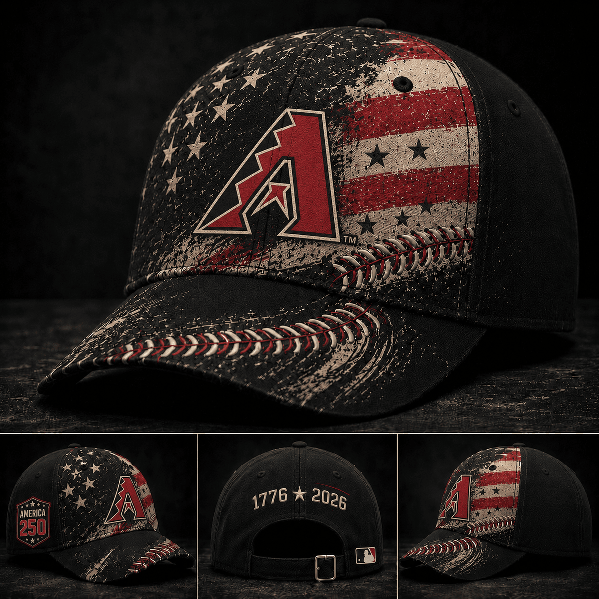 Arizona Diamondbacks 250 Years Of Freedom Exclusive Baseball Cap