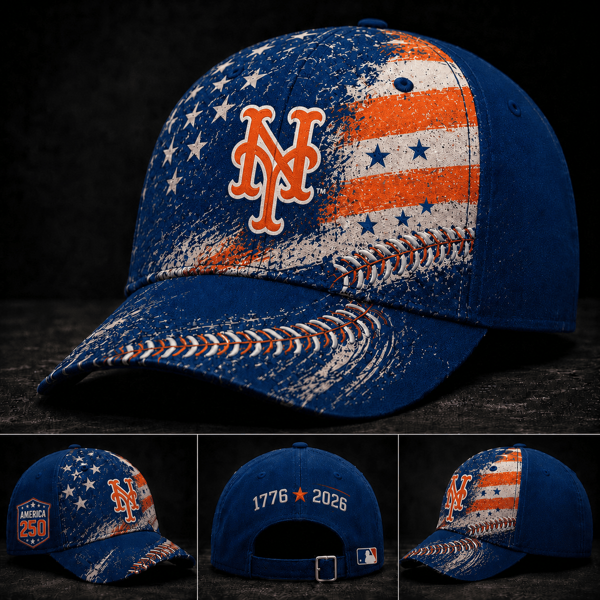 New York Mets 250 Years Of Freedom Exclusive Baseball Cap