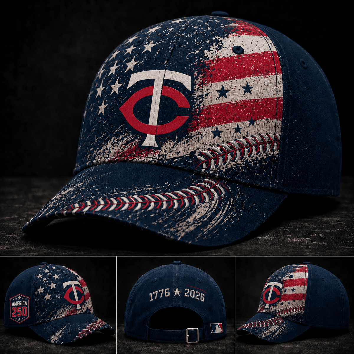 Minnesota Twins 250 Years Of Freedom Exclusive Baseball Cap