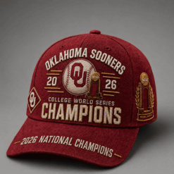 Oklahoma Sooners Baseball 2026 National Champions Exclusive Baseball Cap | V1